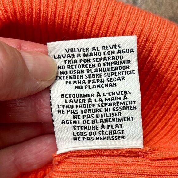 Ruby Rd. Women Orange Ribbed Beaded Tank Top 2X - Picture 11 of 11